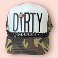 Camo & White Dirty Martini Trucker Hat