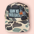 Tan Camo Show Me Your Rack Trucker Hat