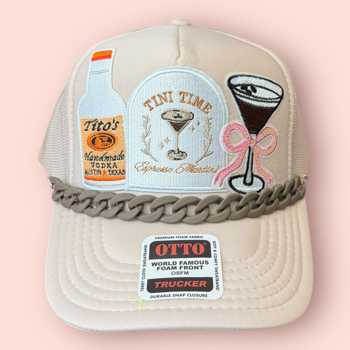 Tan Tini Time Trucker Hat